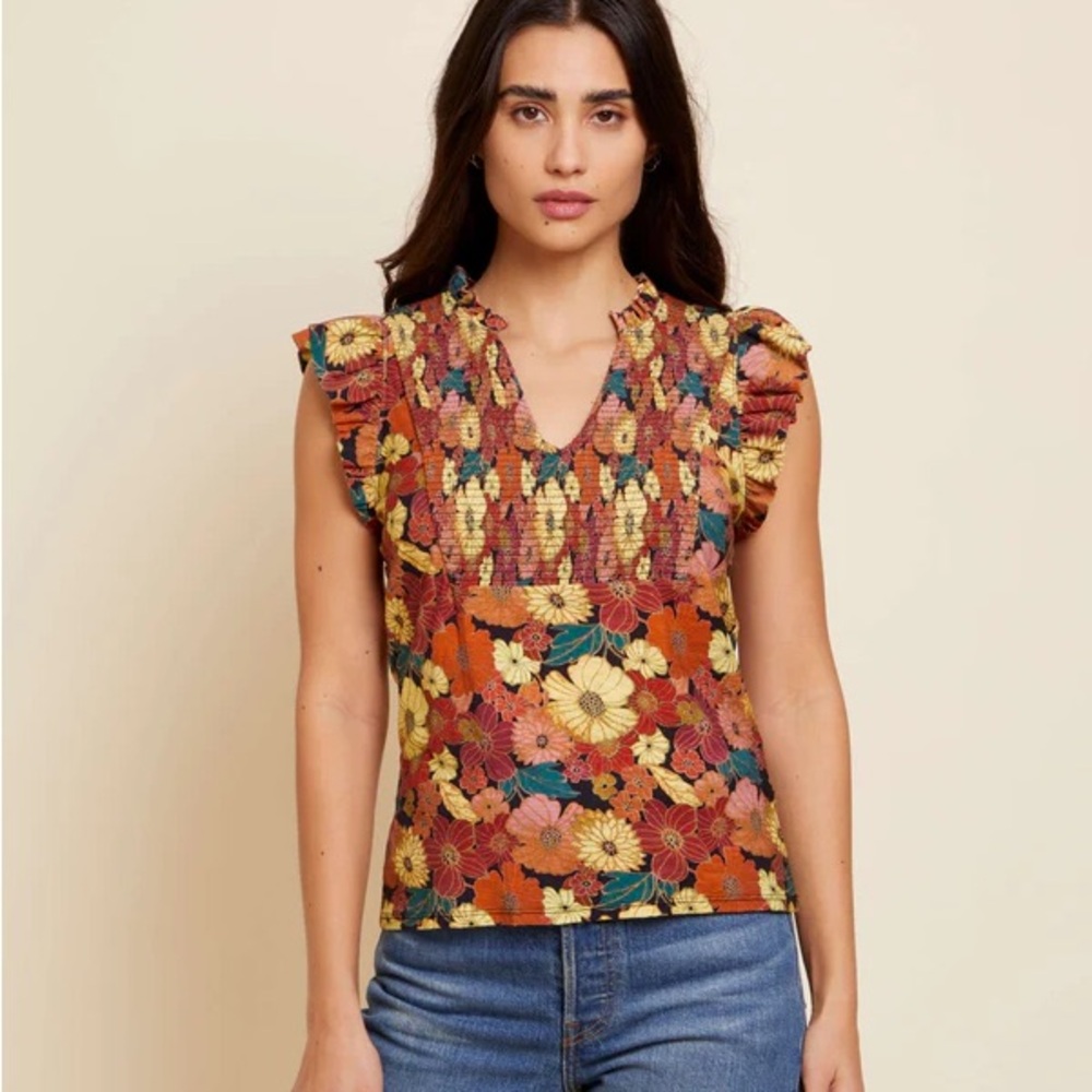 Nation Los Angeles Habiba Fancy Tank in Kimono size XXL